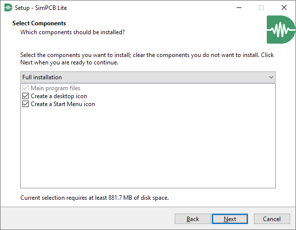 Select components