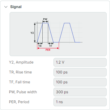Calculation parameters