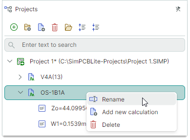 Delete model from context menu