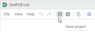 Save commands in main toolbar