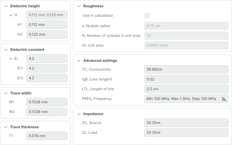 simpcb-calculation-parameters-ui