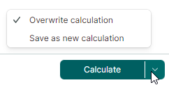 Calculate dropdown options