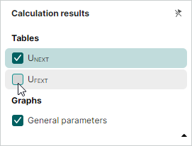 Crosstalk results for single-ended lines - Table settings
